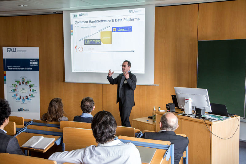 Welcome speech of Erik Bitzek (Image: Georg Pöhlein)