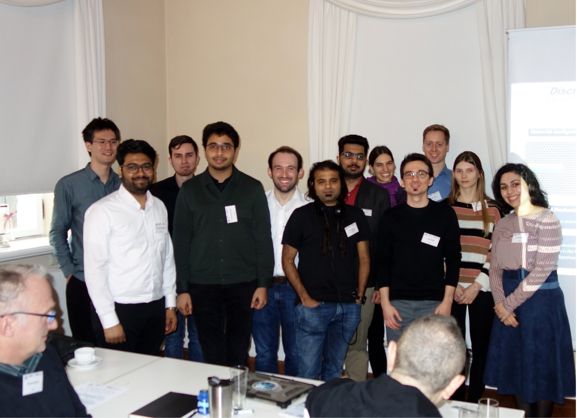 FRASCAL's doctoral researchers and associates at the Poster Blitz session of the 2nd Visitors Workshop of GRK 2423 FRASCAL