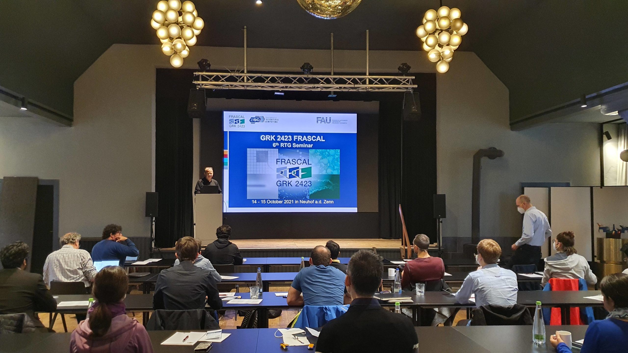 Paul Steinmann opens the 6th RTG Seminar