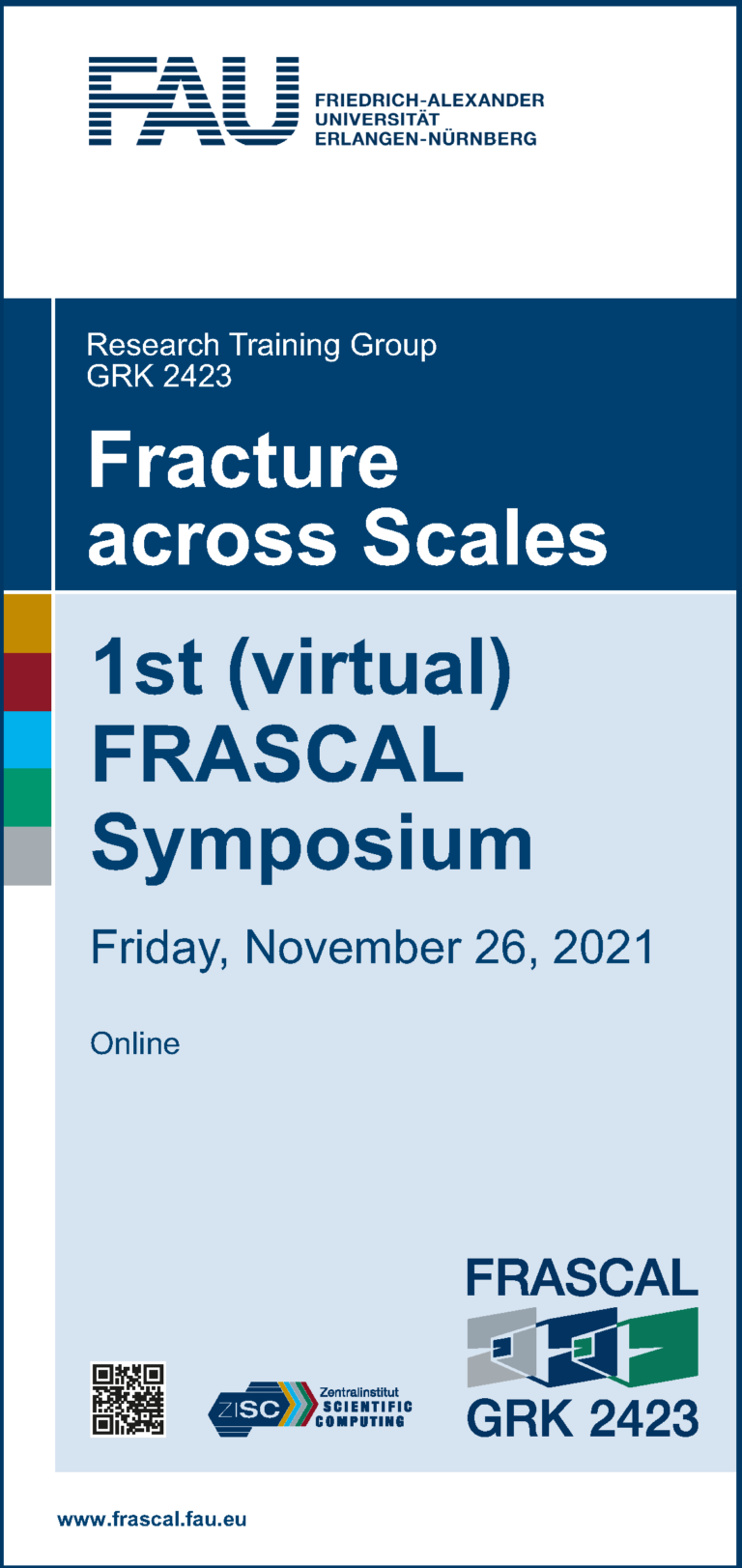 Announcement: 1st (virtual) FRASCAL Symposium on 26 November 2021