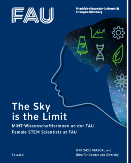 Cover of the publication: The Sky is the Limit - Female MINT Scientists at FAU
