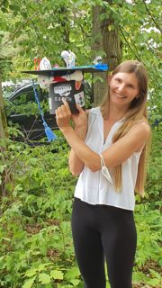 Ina Schmidt with her doctoral hat