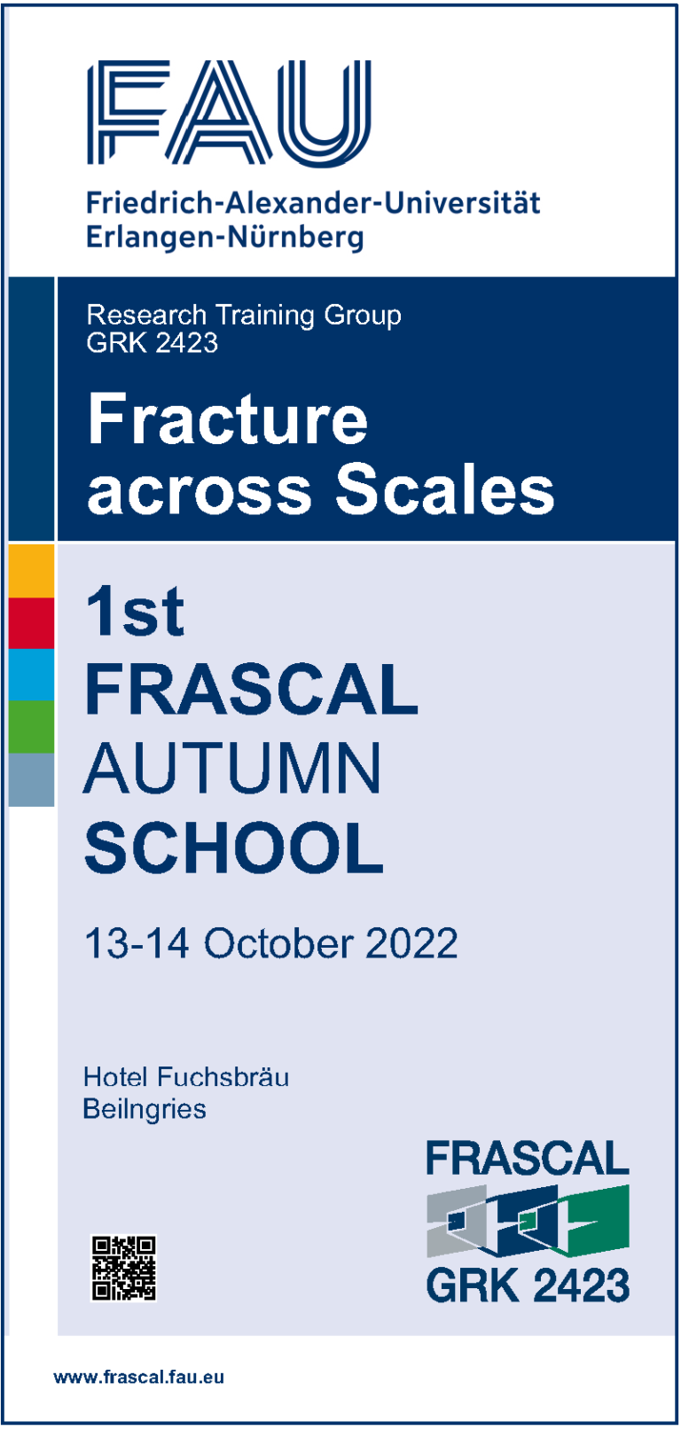 Announcement: 1st FRASCAL Autumn School on 13-14 October 2022