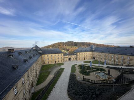 Banz Monastery from the entrance gate. (image: Nicole Güthlein)